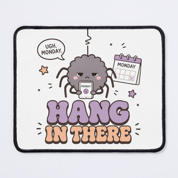 Item preview, Pastel Goth Cute Spider Hang In There - Kawaii Monday Meme designed and sold by ianm1028.