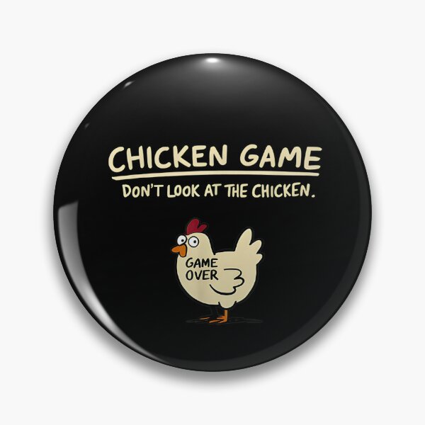 Item preview, Chicken Game Don't Look At The Chicken Funny Chicken T-Shirt designed and sold by Aliaalerud.