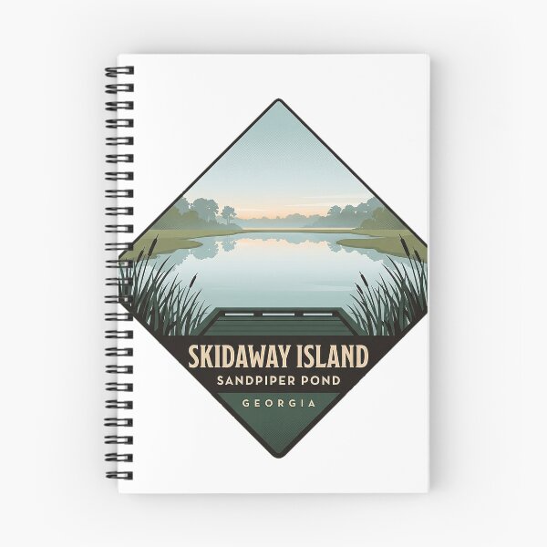 Item preview, Skidaway Island Sandpiper Pond Georgia State Park Sticker designed and sold by DetourDgn.
