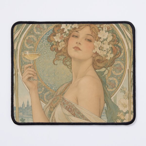 Item preview, Alphonse Mucha Vintage 1896 designed and sold by maniacfitness.