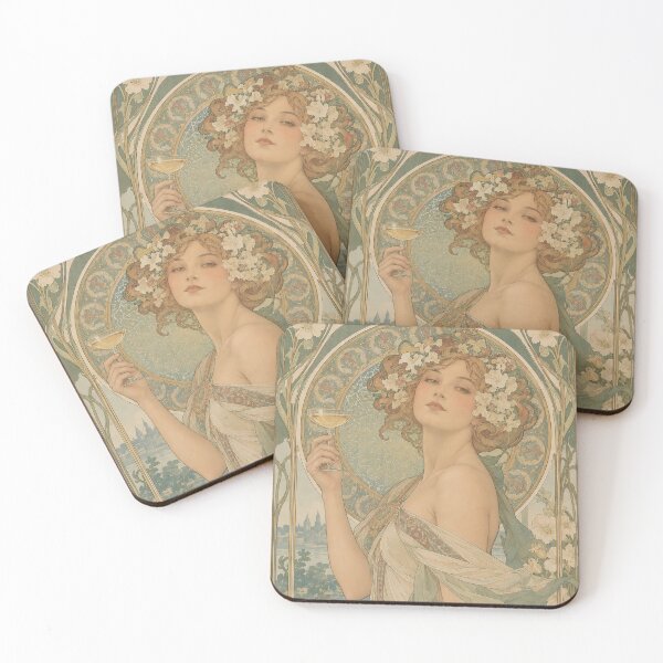 Item preview, Alphonse Mucha Vintage 1896 designed and sold by maniacfitness.