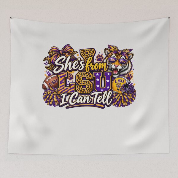 Item preview, Lsu Tigers Football designed and sold by PetalRadiant.