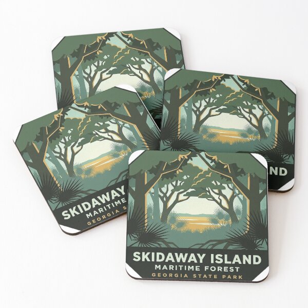 Artikelvorschau, Aufkleber für den Skidaway Island Maritime Forest Georgia State Park entworfen und verkauft von DetourDgn.