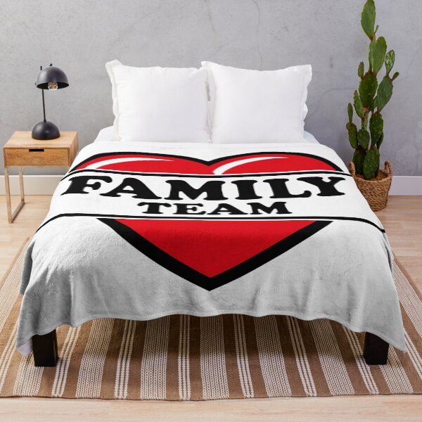 Item preview, Family Team (Heart / Love / Parents / Black 2C) designed and sold by MrFaulbaum.