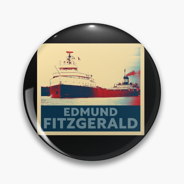 Item preview, Edmund Fitzgerald Hope Poster designed and sold by VerdePlantTees.