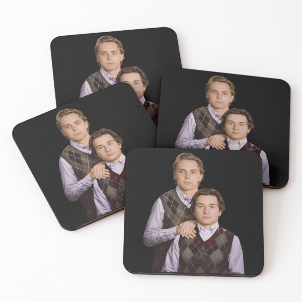 Item preview, Foto retro de anuario: dos chicos con chaleco de rombos. designed and sold by ColleenCa67082.