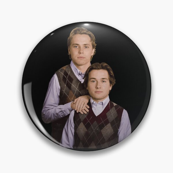 Item preview, Retro Yearbook Photo Two Guys Argyle Vest designed and sold by ColleenCa67082.