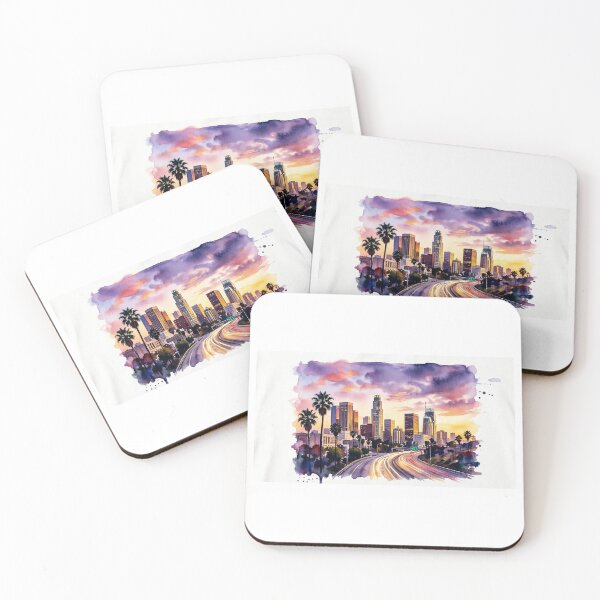 Item preview,  "City of Angels at Dusk" designed and sold by Hollyworld.30.