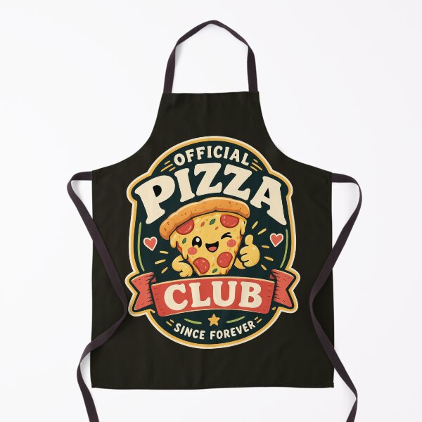 Item preview, Official Pizza Club Sticker, Cute Retro Pizza Lover Badge, Vintage Kawaii Food Design designed and sold by happyrays.