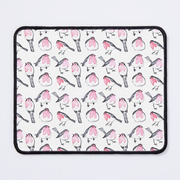 Item preview, European Robin Bird stamp pattern designed and sold by EllenorMererid.