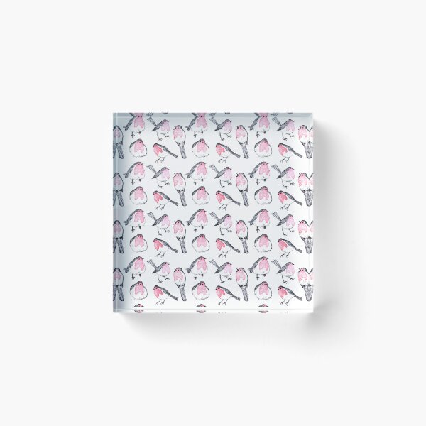 Item preview, European Robin Bird stamp pattern designed and sold by EllenorMererid.