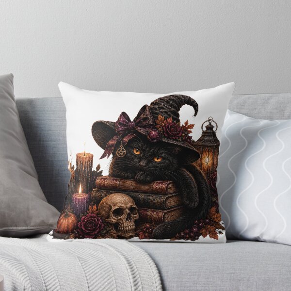 Item preview, Witchy Black Cat Gothic Halloween designed and sold by Gapanaart.