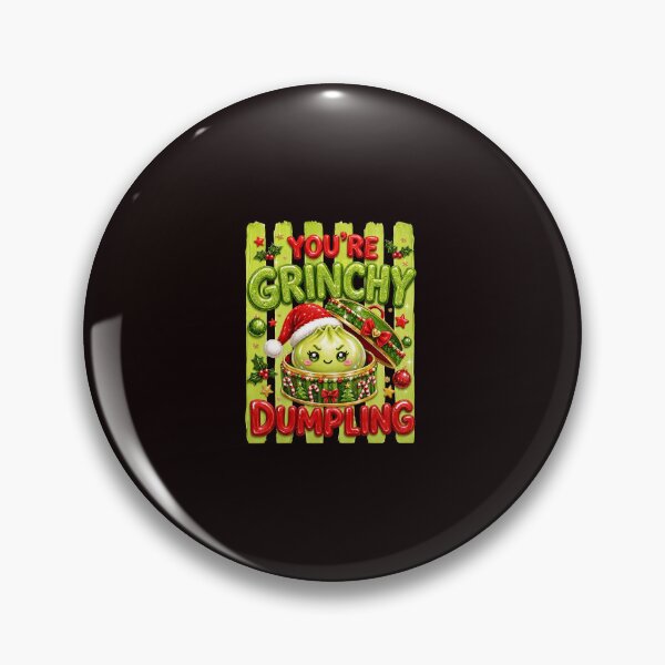 Item preview, Striped Festive Grinchy Dumpling Christmas designed and sold by ImeldaSparks.