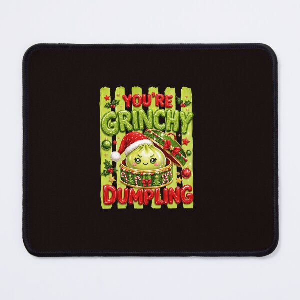 Item preview, Striped Festive Grinchy Dumpling Christmas designed and sold by ImeldaSparks.