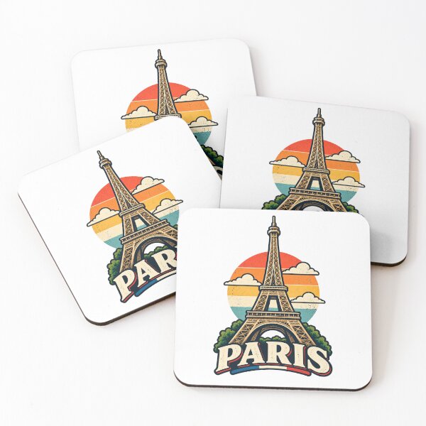 Item preview, Paris France – Vintage Eiffel Tower Travel Art designed and sold by 50Pxels.
