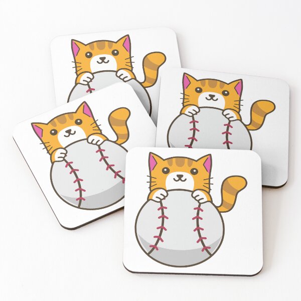 Item preview, cat baseball designed and sold by anggapajar.