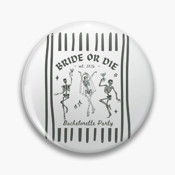 Item preview, Bride or Die Skeletons Marriage Halloween Bachelorette Party designed and sold by nryum.