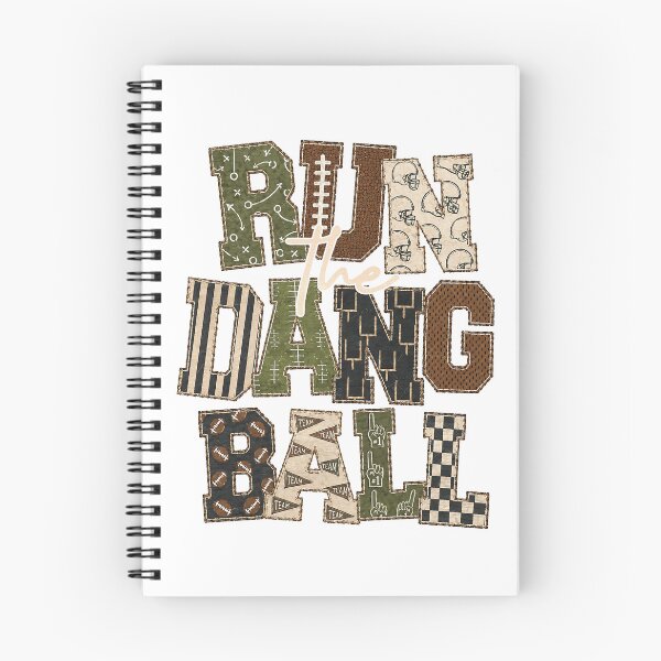 Item preview, Run the Dang Ball Football Patchwork designed and sold by ImeldaSparks.