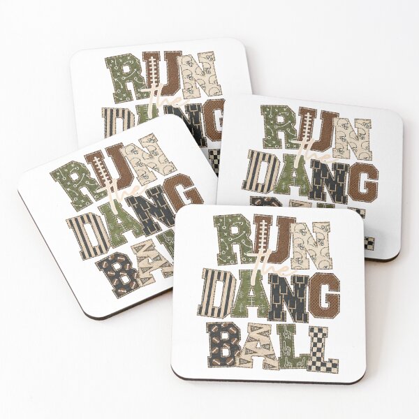 Item preview, Run the Dang Ball Football Patchwork designed and sold by ImeldaSparks.