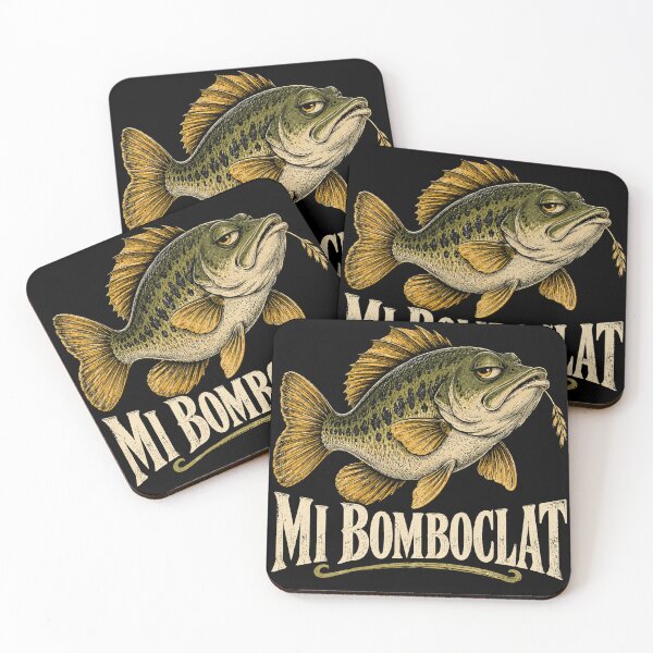 Item preview, Mi Bomboclat Bass Fish – Funny Vintage Fishing Graphic designed and sold by WILLIAMS-BR.
