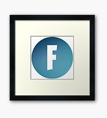 F symbol - Best app game Framed Print