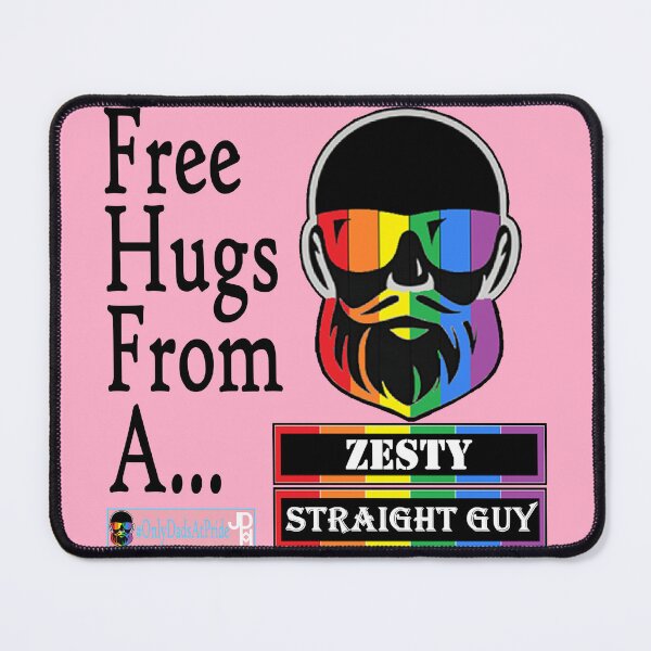 Item preview, Free Hugs From a Zesty Straight Guy designed and sold by OnlyDadsForReal.