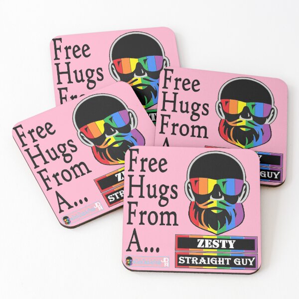Item preview, Free Hugs From a Zesty Straight Guy designed and sold by OnlyDadsForReal.