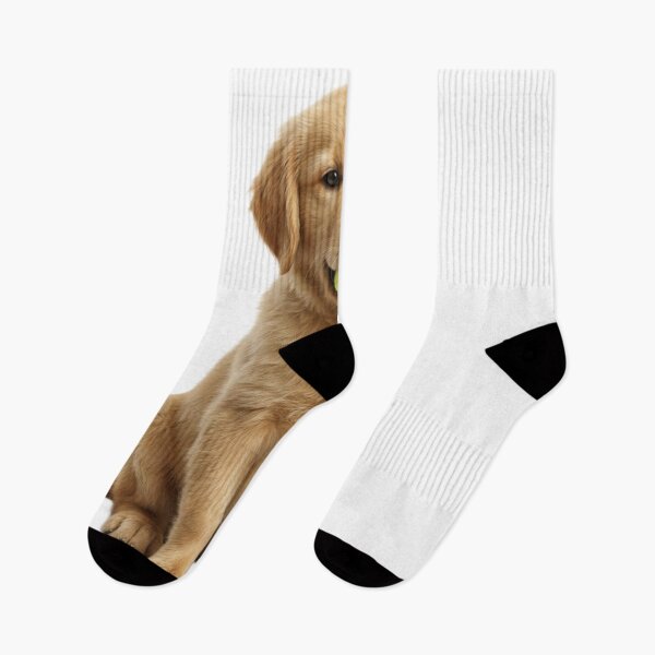 Item preview, 3D Realistic Golden Retriever Puppy with Tennis Ball - Cute Playful Dog Art designed and sold by meghnad.