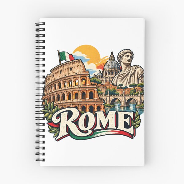 Item preview, Rome Italy – Vintage Italian Travel Art designed and sold by 50Pxels.