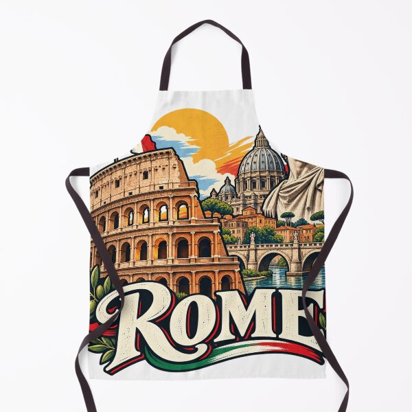 Item preview, Rome Italy – Vintage Italian Travel Art designed and sold by 50Pxels.