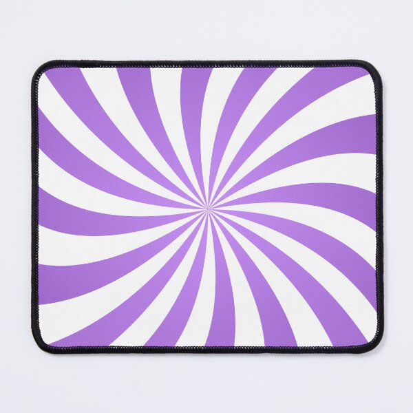Item preview, Purple and White Hypnotic Spiral - Lavender Psychedelic Optical Illusion designed and sold by Elite Wall Art.
