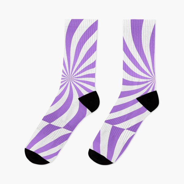 Item preview, Purple and White Hypnotic Spiral - Lavender Psychedelic Optical Illusion designed and sold by Elite Wall Art.
