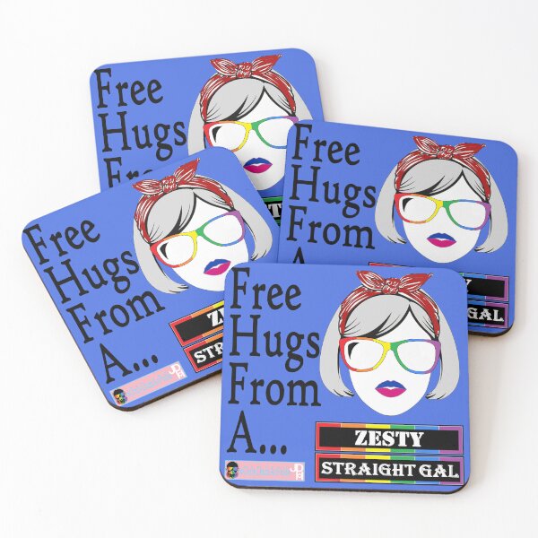 Item preview, Free Hugs From a Zesty Straight Gal designed and sold by OnlyDadsForReal.