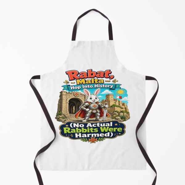 Item preview, Rabat Malta Hop Into History Knight Rabbit Travel Graphic designed and sold by Sushikidsntoddlers.