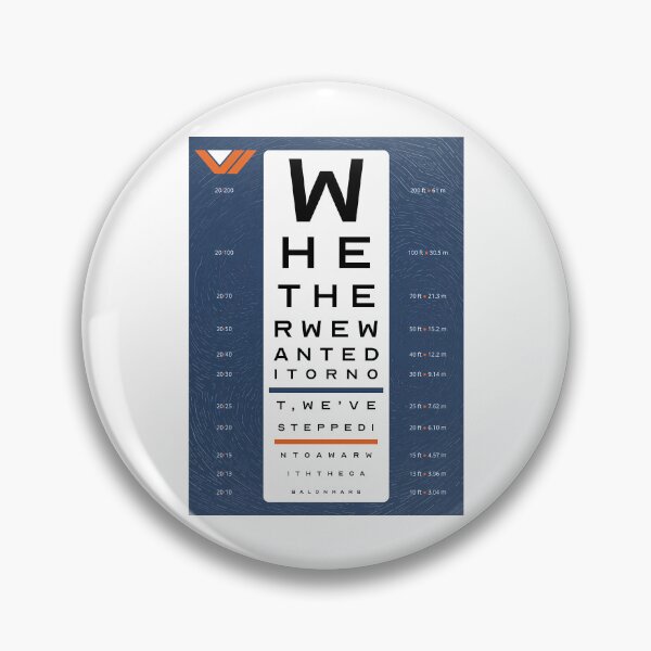 Item preview, Whether We Wanted It Or Not Eye Test designed and sold by huckleberrybigg.