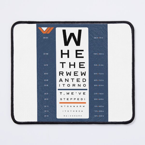 Item preview, Whether We Wanted It Or Not Eye Test designed and sold by huckleberrybigg.