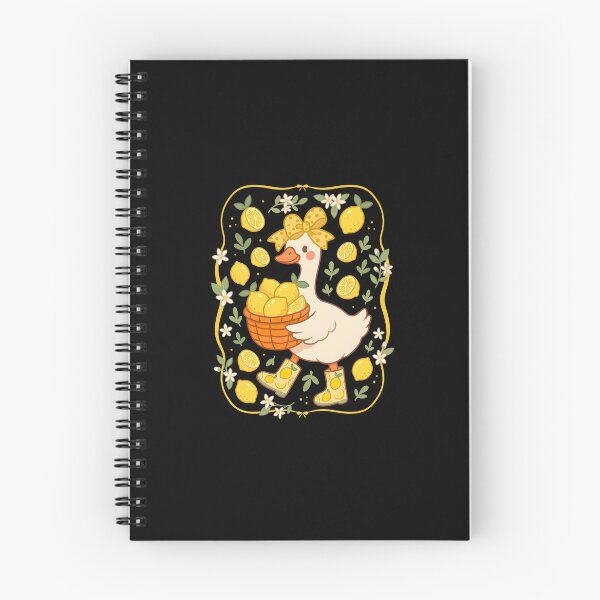 Item preview, Adorable Lemon Silly Goose Cottagecore Illustration designed and sold by nryum.