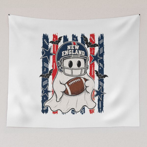 Item preview, Spooky Football Fan Halloween Ghost Tee designed and sold by anamartineze.