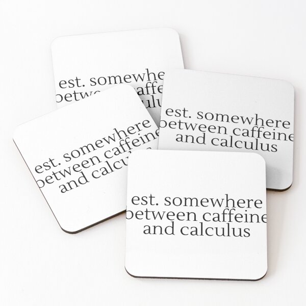 Item preview, est. somewhere between caffeine and calculus  designed and sold by Studio Sonder.