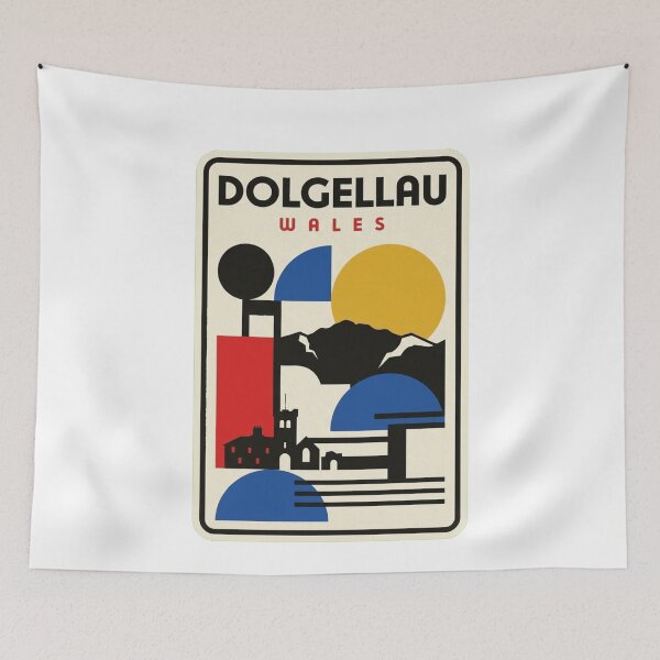 Item preview, Retro Dolgellau Bauhaus Geometric Skyline designed and sold by k3rstman1.