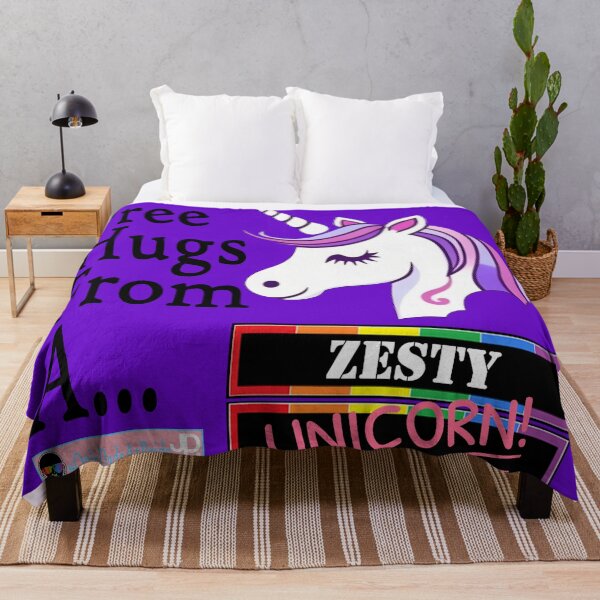 Item preview, Free Hugs From a Zesty Unicorn designed and sold by OnlyDadsForReal.