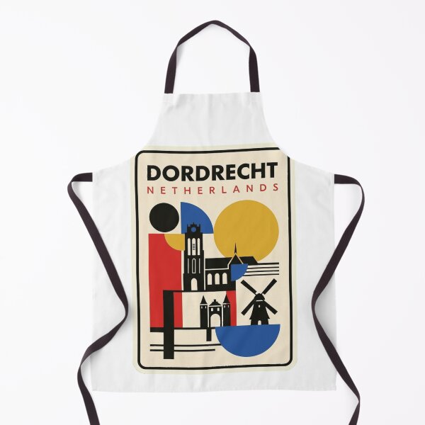 Item preview, Retro Dordrecht Bauhaus Geometric Skyline designed and sold by k3rstman1.