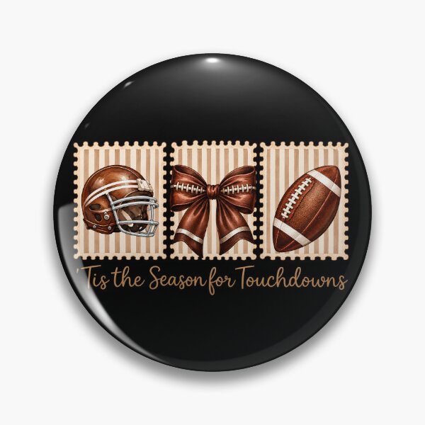 Item preview, Tis The Season For Touchdowns Retro Football designed and sold by VGAfanatic.