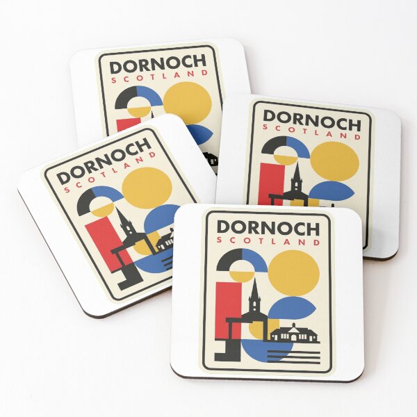 Item preview, Retro Dornoch Bauhaus Geometric Skyline designed and sold by k3rstman1.