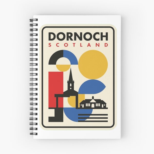 Item preview, Retro Dornoch Bauhaus Geometric Skyline designed and sold by k3rstman1.