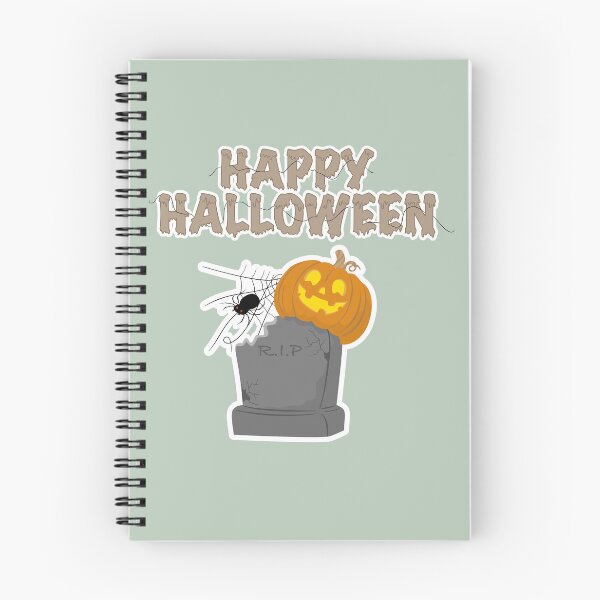 Item preview, Halloween Tombstone RIP with Pumpkin and Spider designed and sold by Arts17N.