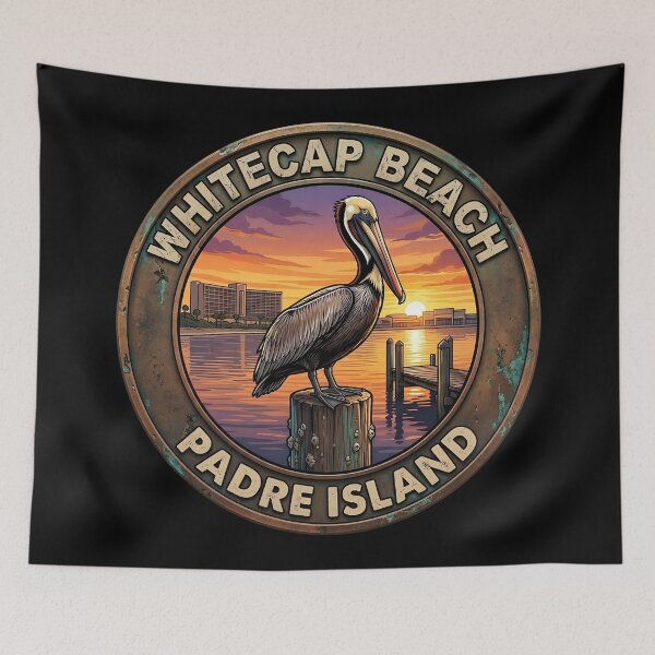 Item preview, Whitecap Beach - Padre Island designed and sold by VelvetRoom.