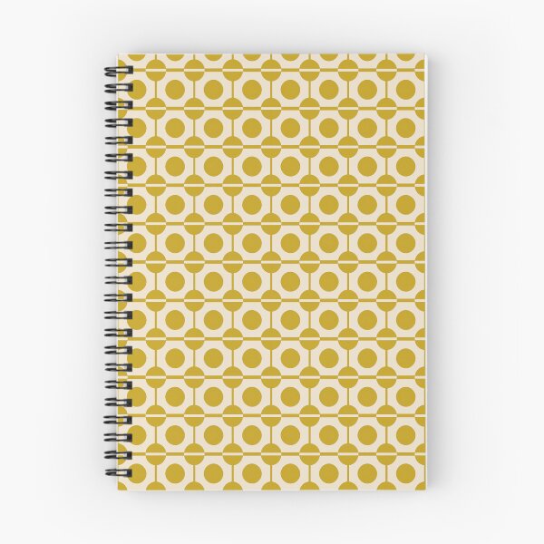 Item preview, Mustard Stem and Dot Retro Pattern designed and sold by OpenFieldNotes.
