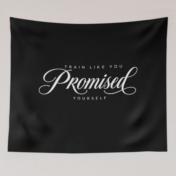 Item preview, Train Like You Promised Yourself Minimal Gym Motivation  designed and sold by PhylonBoxx.