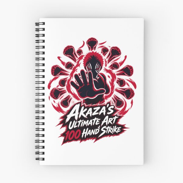 Item preview, Akaza'S Ultimate Art Hand Strike Dynamic Action Illustration | ⭐⭐⭐⭐⭐ designed and sold by wafflemememaker.